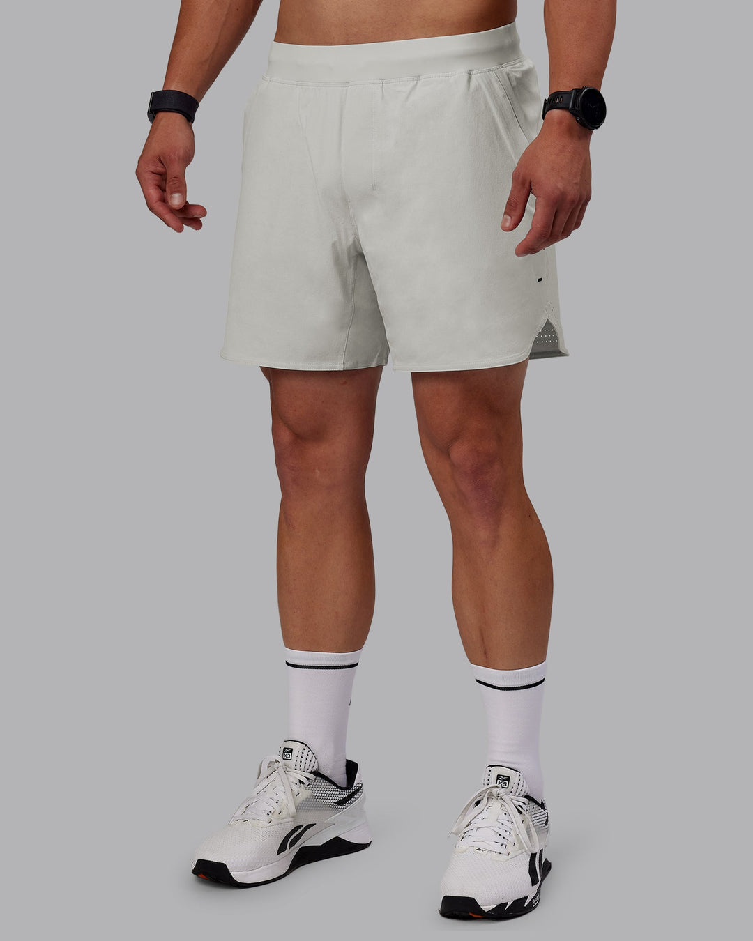 Man wearing Lift 6&quot; Lined Performance Shorts - Digital Mist