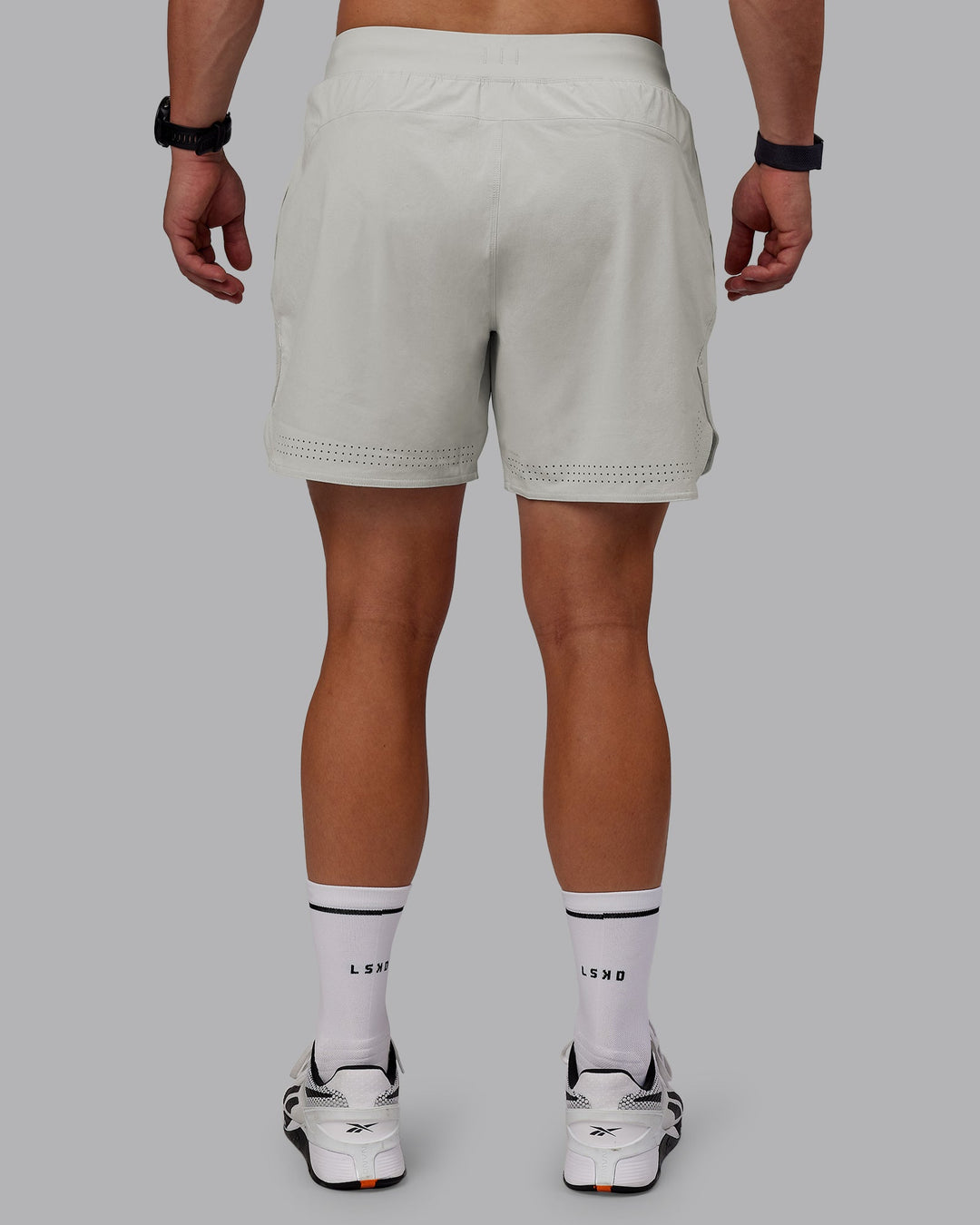 Man wearing Lift 6&quot; Lined Performance Shorts - Digital Mist