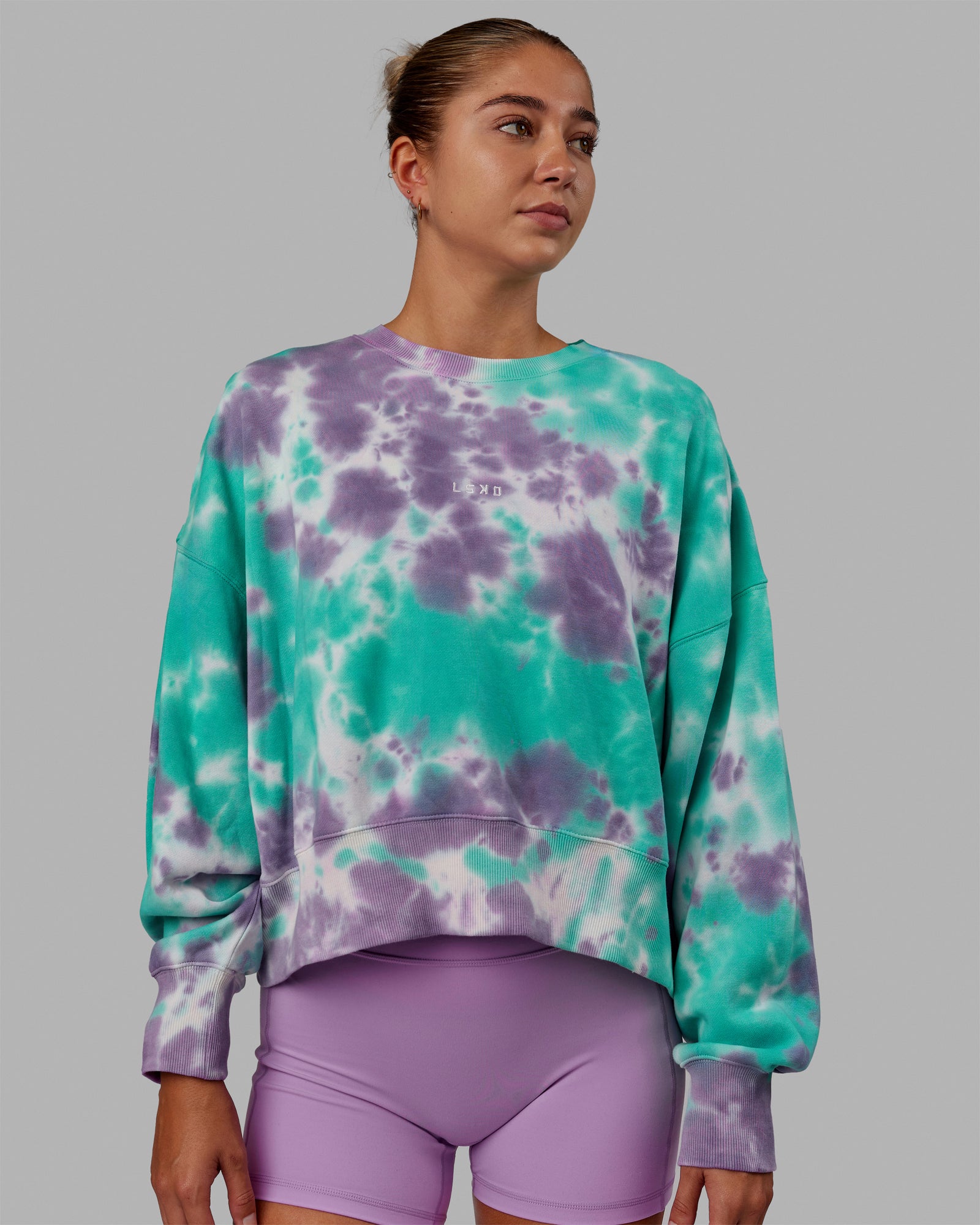 MVP Oversized Sweater Cockatoo Tie Dye