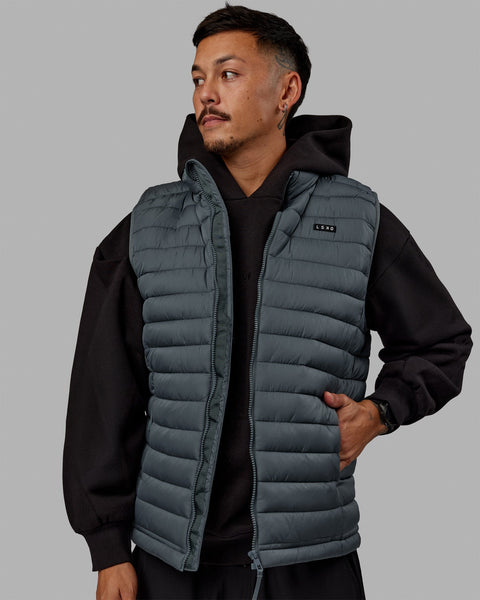 Mens All Day Puffer Vest Storm LSKD LSKD US