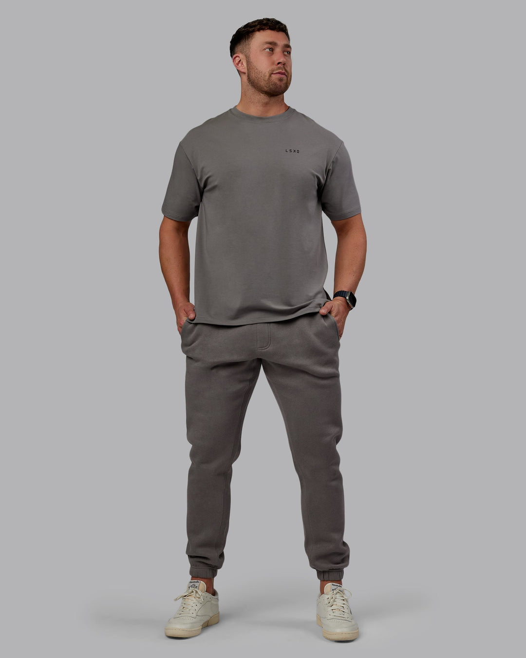 Man wearing MVP Joggers - Storm Front