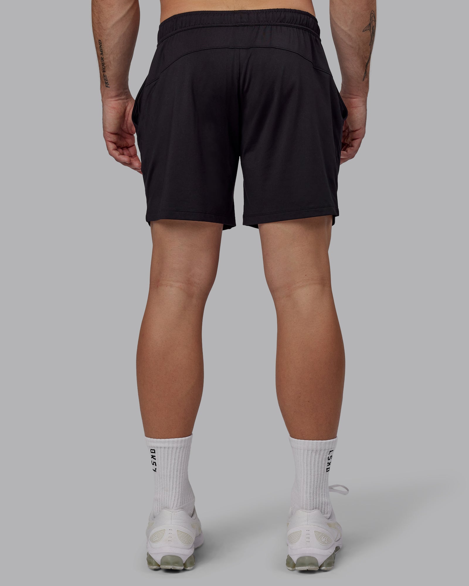 ALOUND VENTILATION NYLON SHORTS BLACK