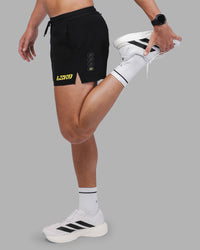 Man wearing Pace 3" Logo Short - Black