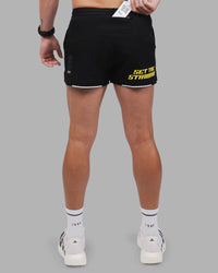 Man wearing Pace 3" Logo Short - Black