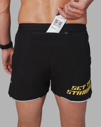 Man wearing Pace 3" Logo Short - Black
