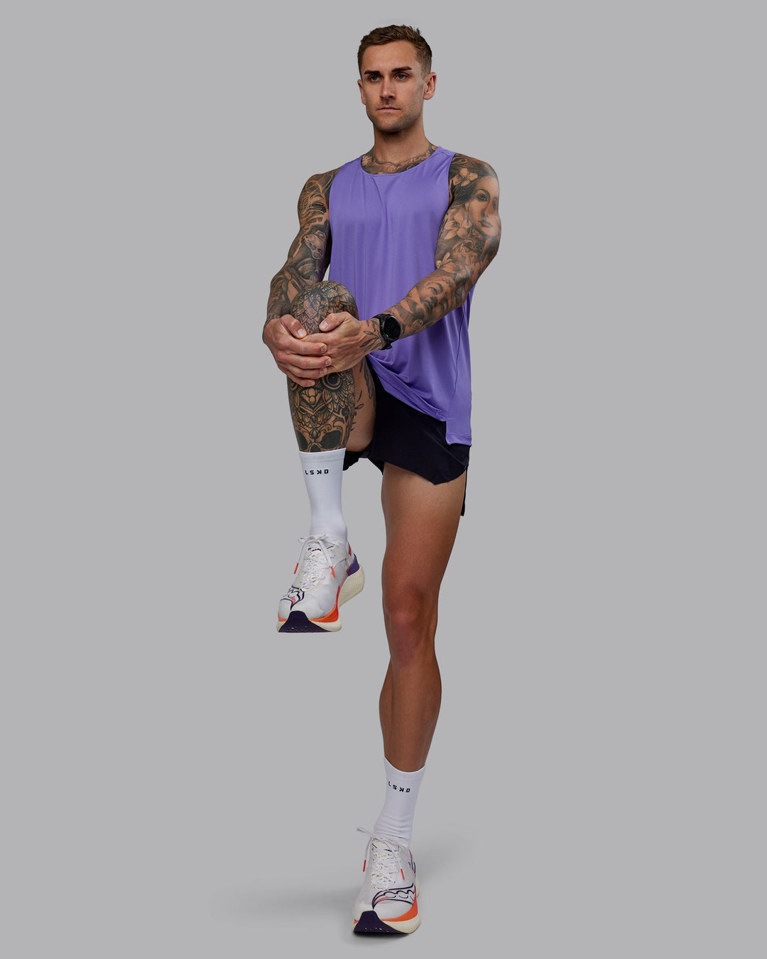 Pace Running Tank - Dahlia Purple