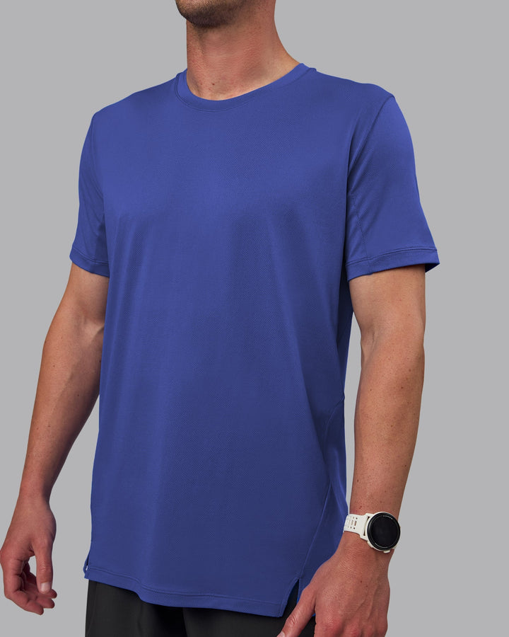 Pace Running Tee - Power Cobalt
