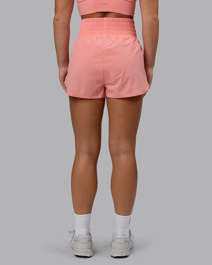 Woman wearing Power Train 2&quot; Shorts - Murex Shell
