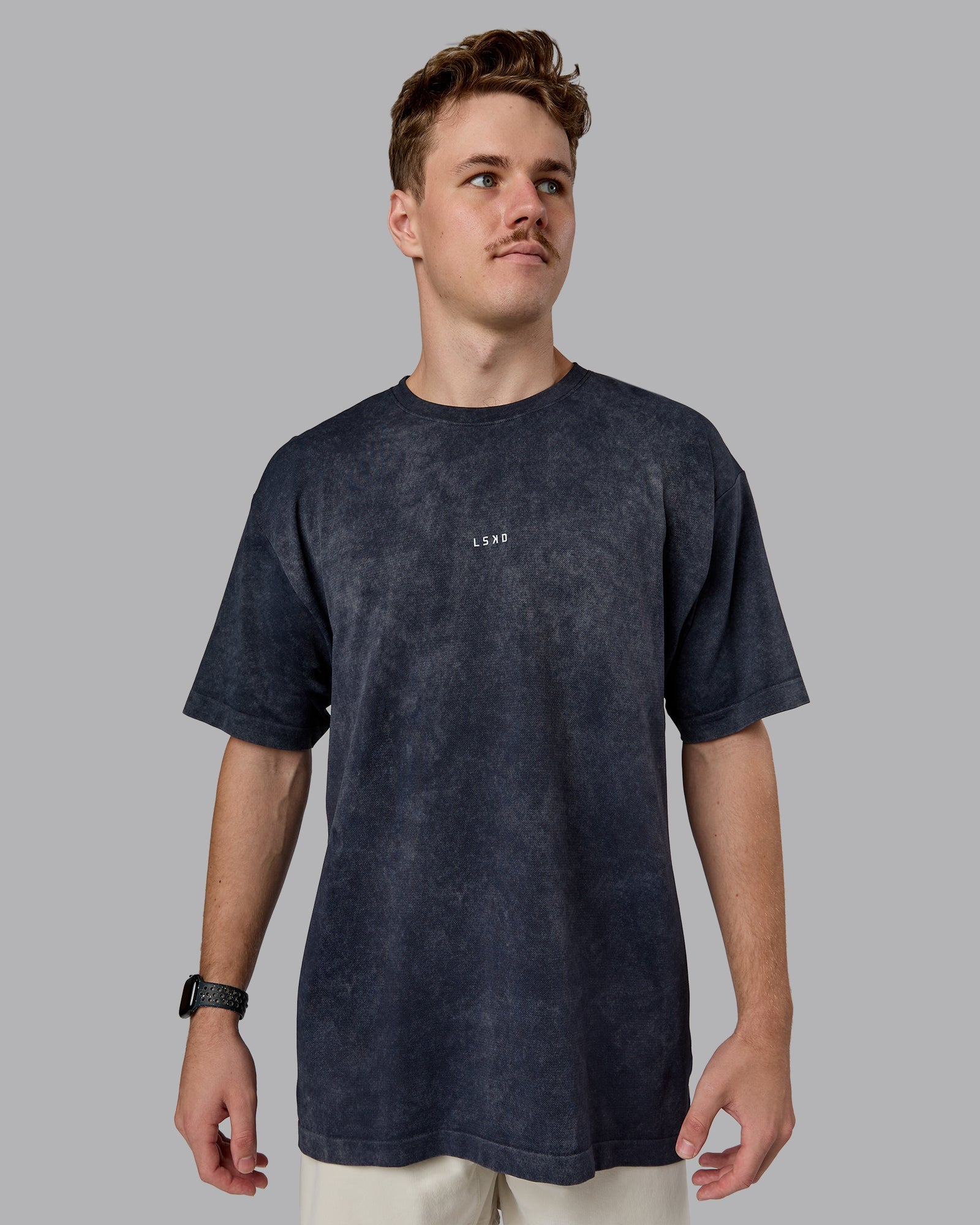 Power Oversized Tee - Pirate Black Washed | LSKD – LSKD US