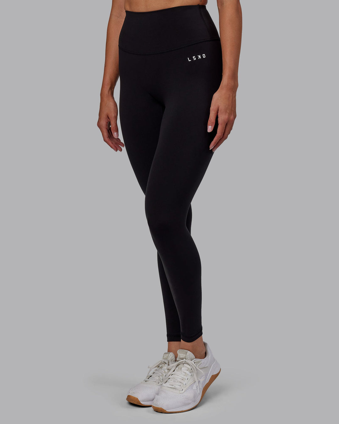 Woman wearing RXD High Waist Full Length Leggings - Black