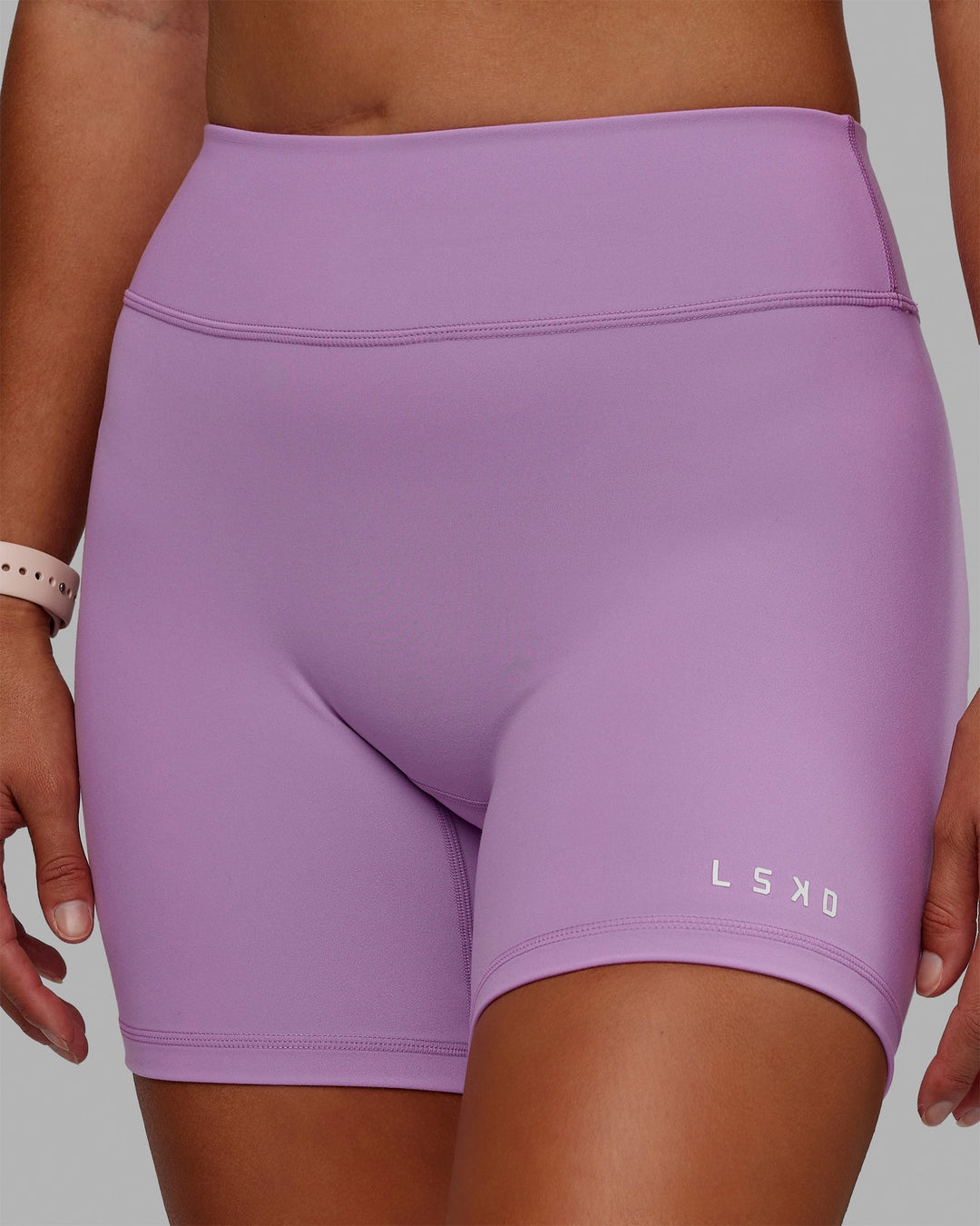 Woman wearing RXD Mid-Length Shorts - Light Violet