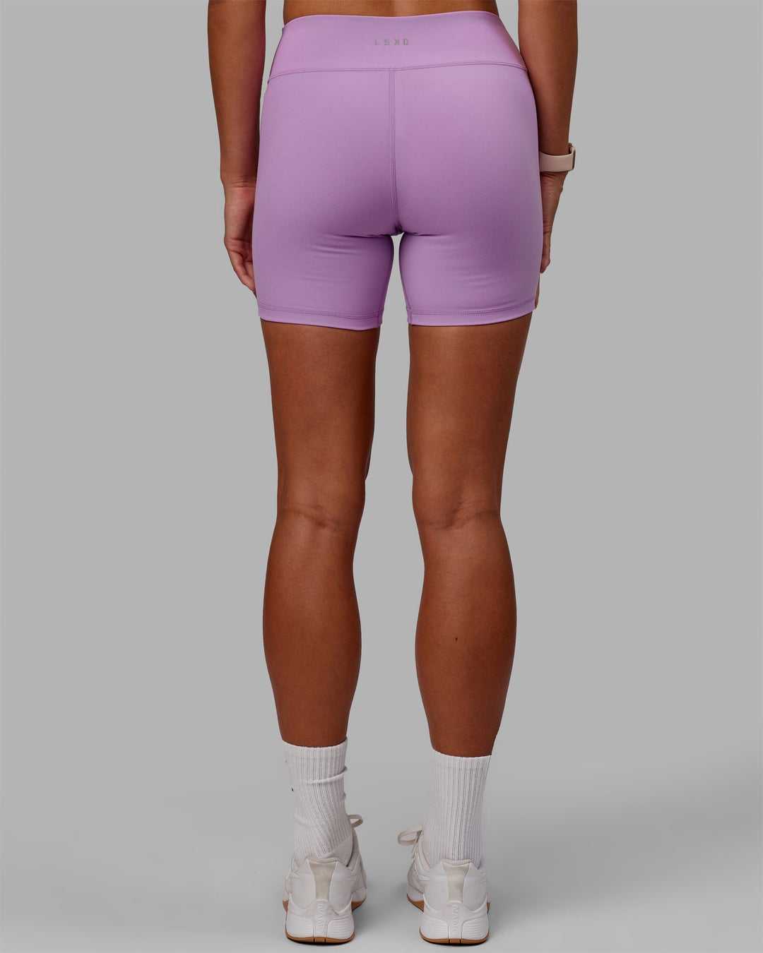 Woman wearing RXD Mid-Length Shorts - Light Violet