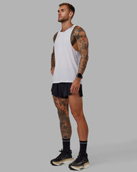 Man wearing Race Day Running Short 3" - Black