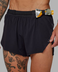 Man wearing Race Day Running Short 3" - Black