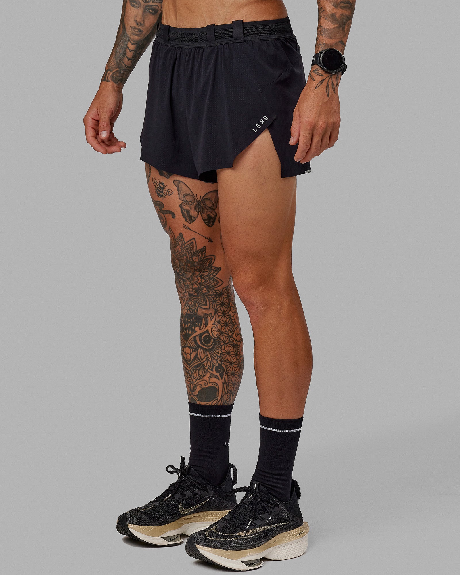 Race Day 3 Running Shorts Black