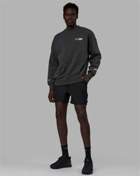 Man Unisex Redline Sweater Oversize - Phantom-White