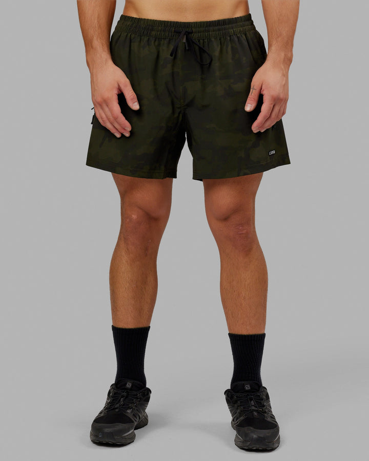 Rep 5" Performance Short - Dark Olive Camo