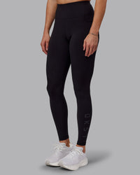 Woman wearing Rep Ultra High-Rise Tall Legging Pockets - Black-Black | Thumbnail Index: 1