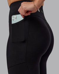 Woman wearing Rep Ultra High-Rise Tall Legging Pockets - Black-Black | Thumbnail Index: 2