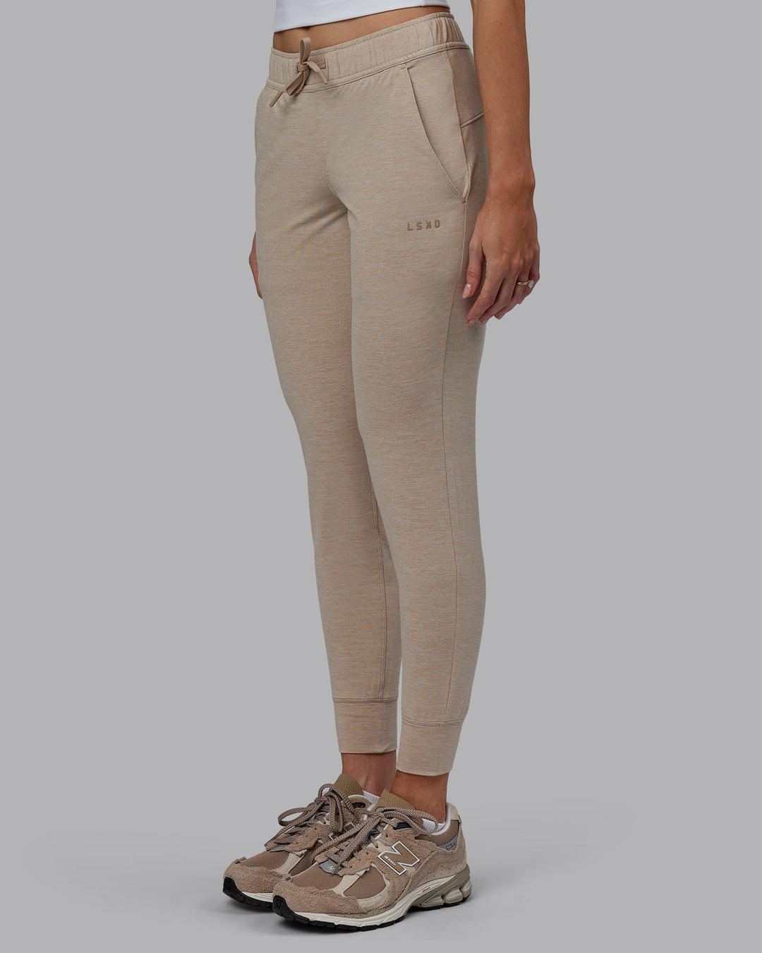 Women Weaing Restore CloudFLX Jogger - Oatmeal Marl