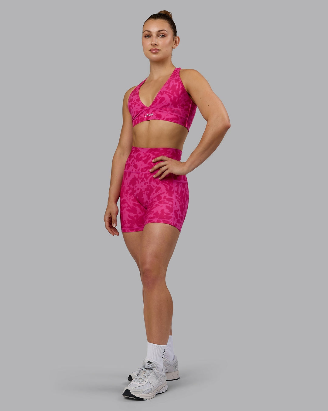 Stamina Sports Bra - Strawberry-Lava Lamp