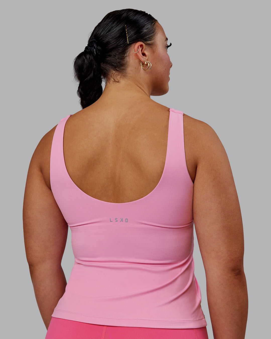 Staple Active Shelf Bra Tank - Bubblegum