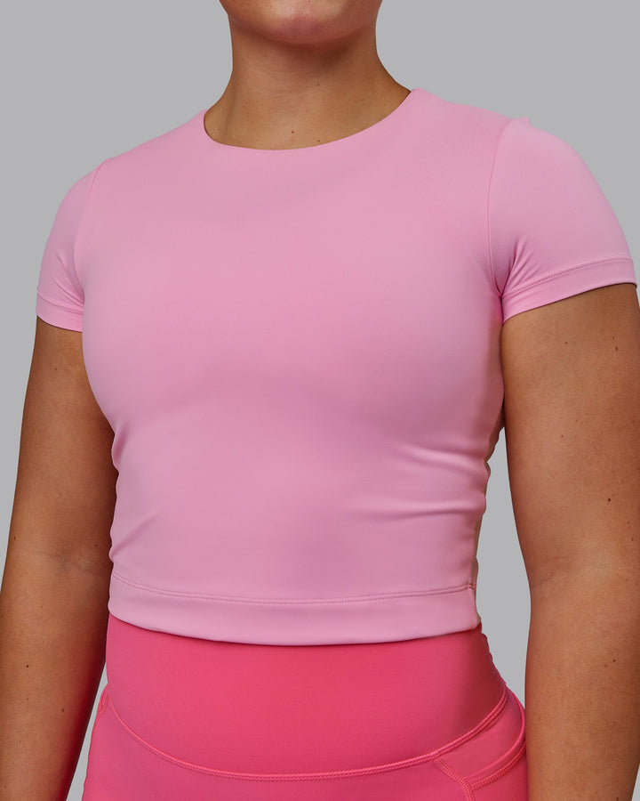 Staple Cropped Tee - Bubblegum
