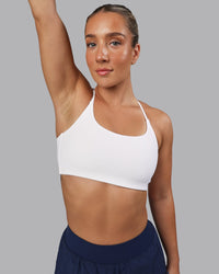 Twist Sports Bra - White | Thumbnail Index: 4