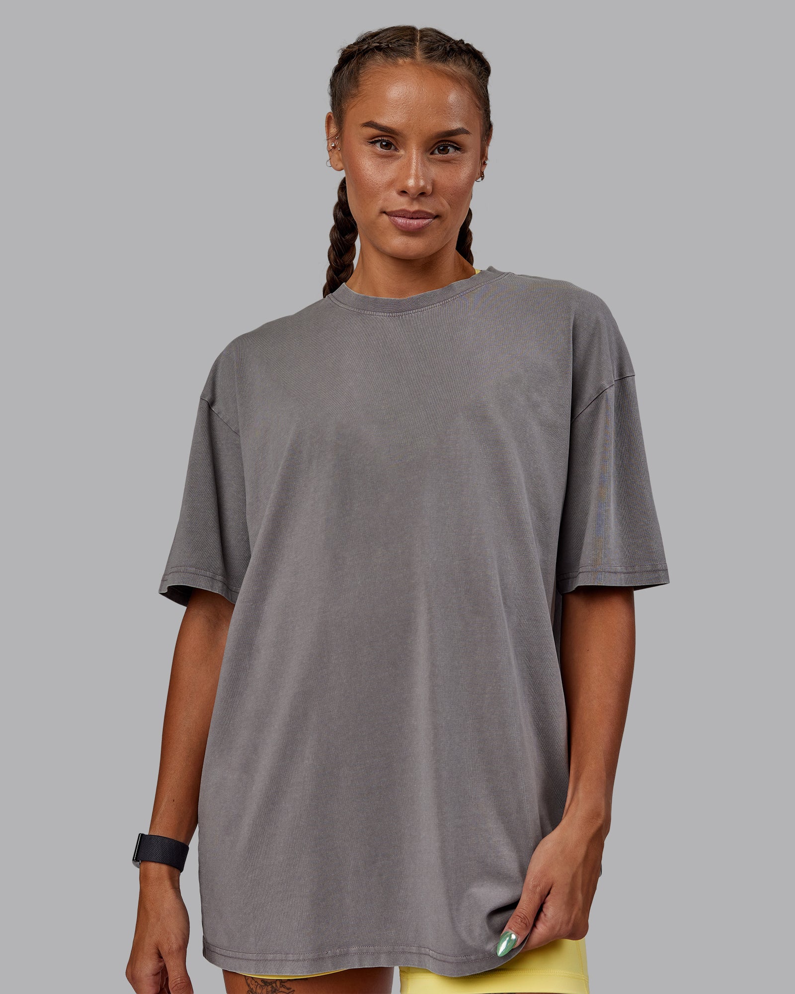 Unisex Miami25 Washed FLXCotton Tee Oversize - Storm Front