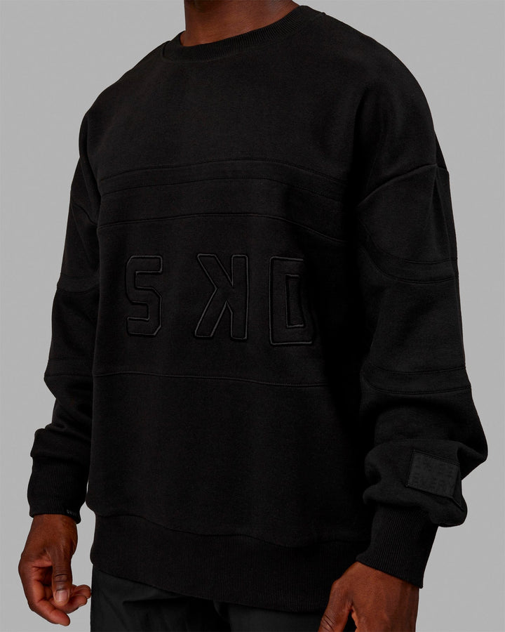 Unisex PrimeTime Sweater Oversize - Black-Black
