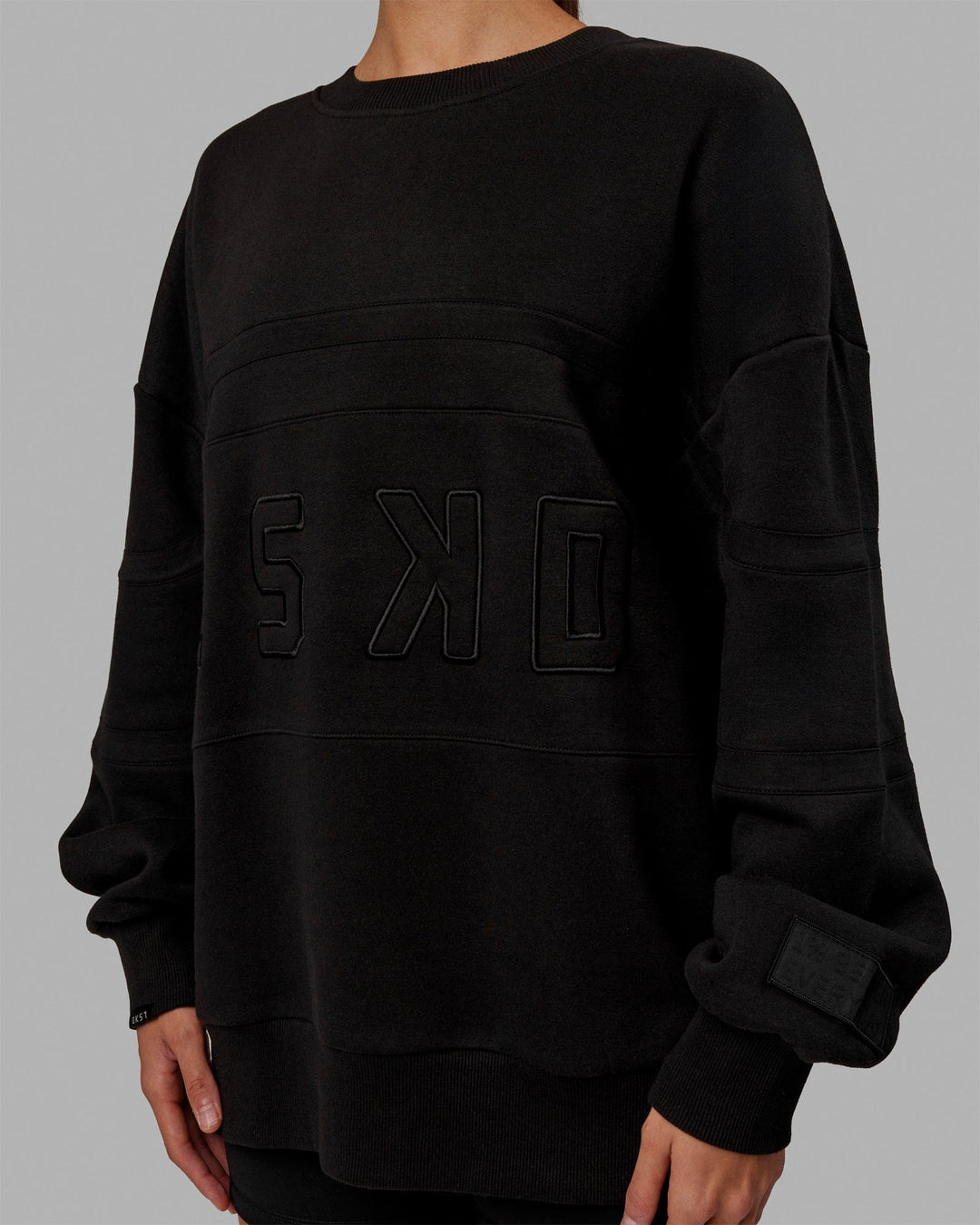 Unisex PrimeTime Sweater Oversize - Black-Black