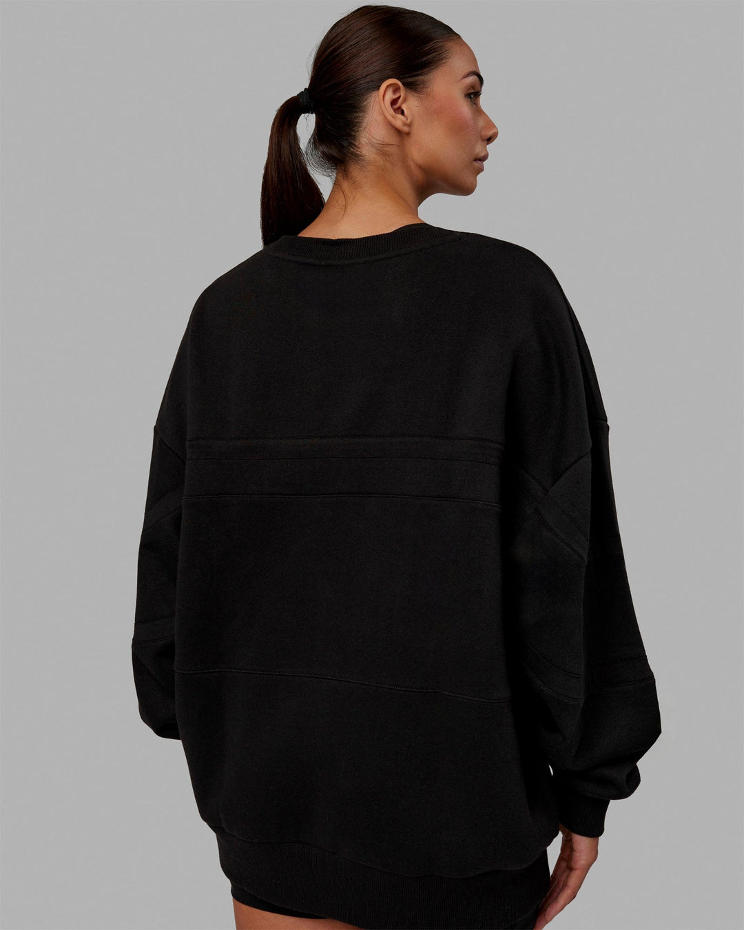 Unisex PrimeTime Sweater Oversize - Black-Black