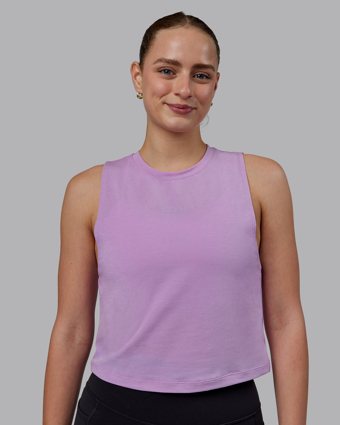 Vital Cropped Training Tank - Light Violet