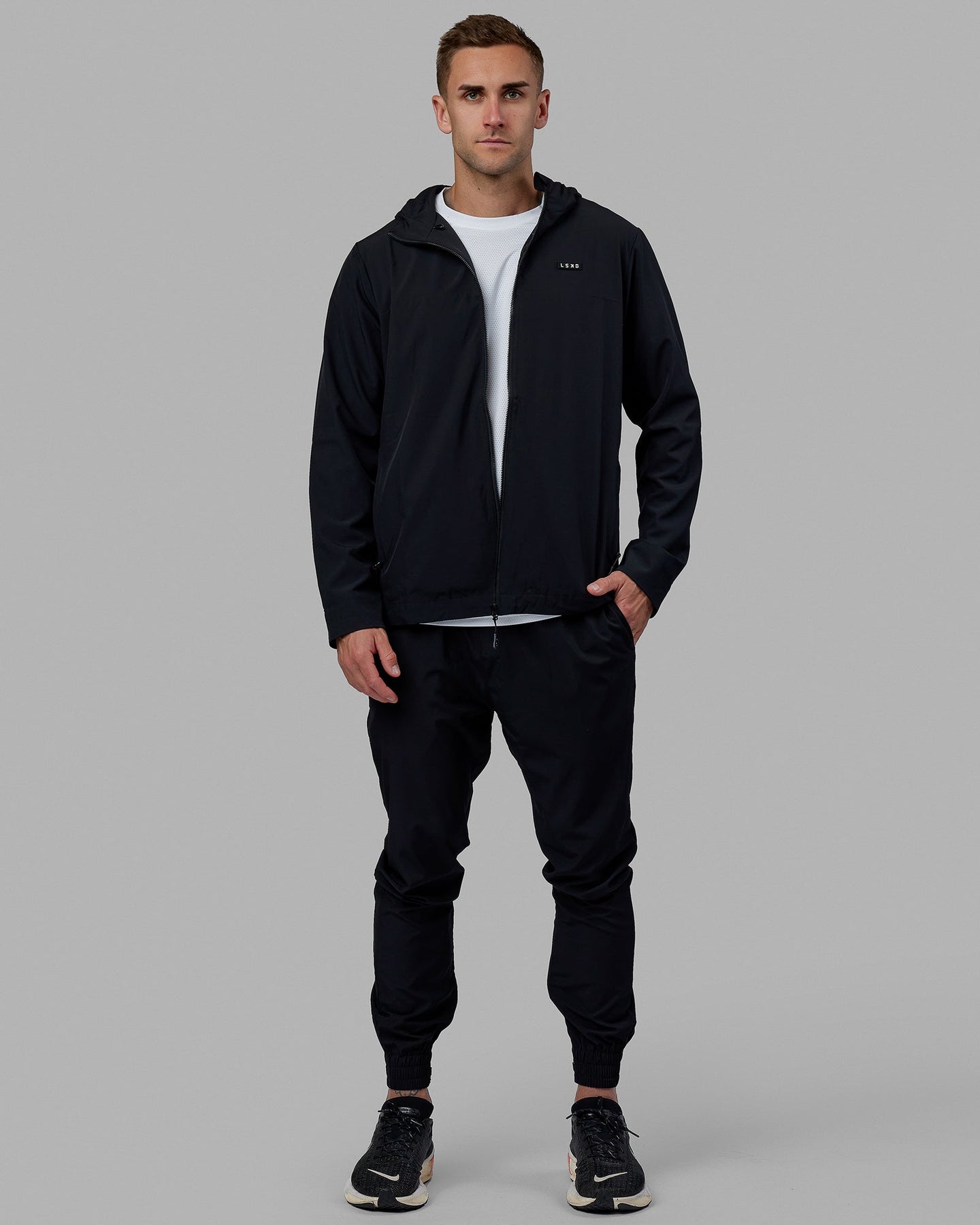 Warm Up Zip Cuff Performance Jogger - Black | LSKD – LSKD US