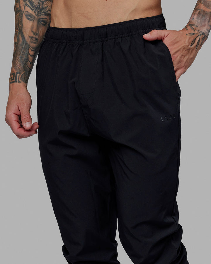 Warm Up Zip Cuff Performance Pant - Black
