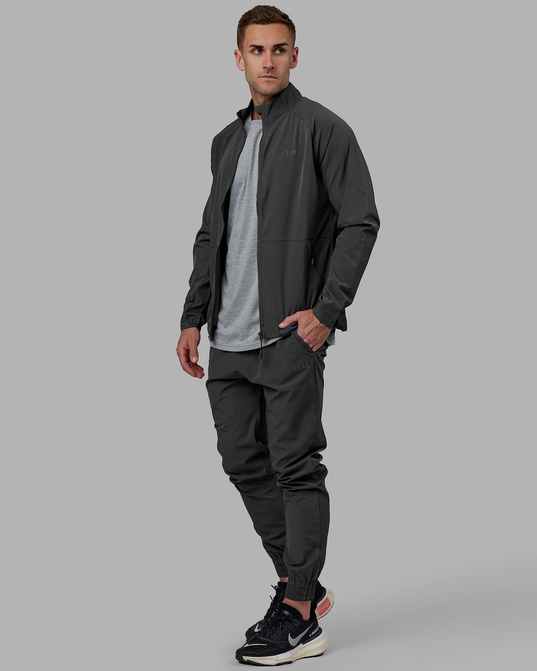 Warm Up Zip Cuff Performance Pant - Asphalt – LSKD US