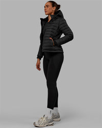 Woman wearing All Day Puffer Jacket - Black | Thumbnail Index: 7