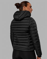 Woman wearing All Day Puffer Jacket - Black | Thumbnail Index: 9