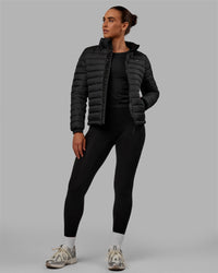 Woman wearing All Day Puffer Jacket - Black | Thumbnail Index: 10