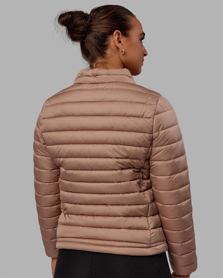 Woman wearing All Day Puffer Jacket - Desert
