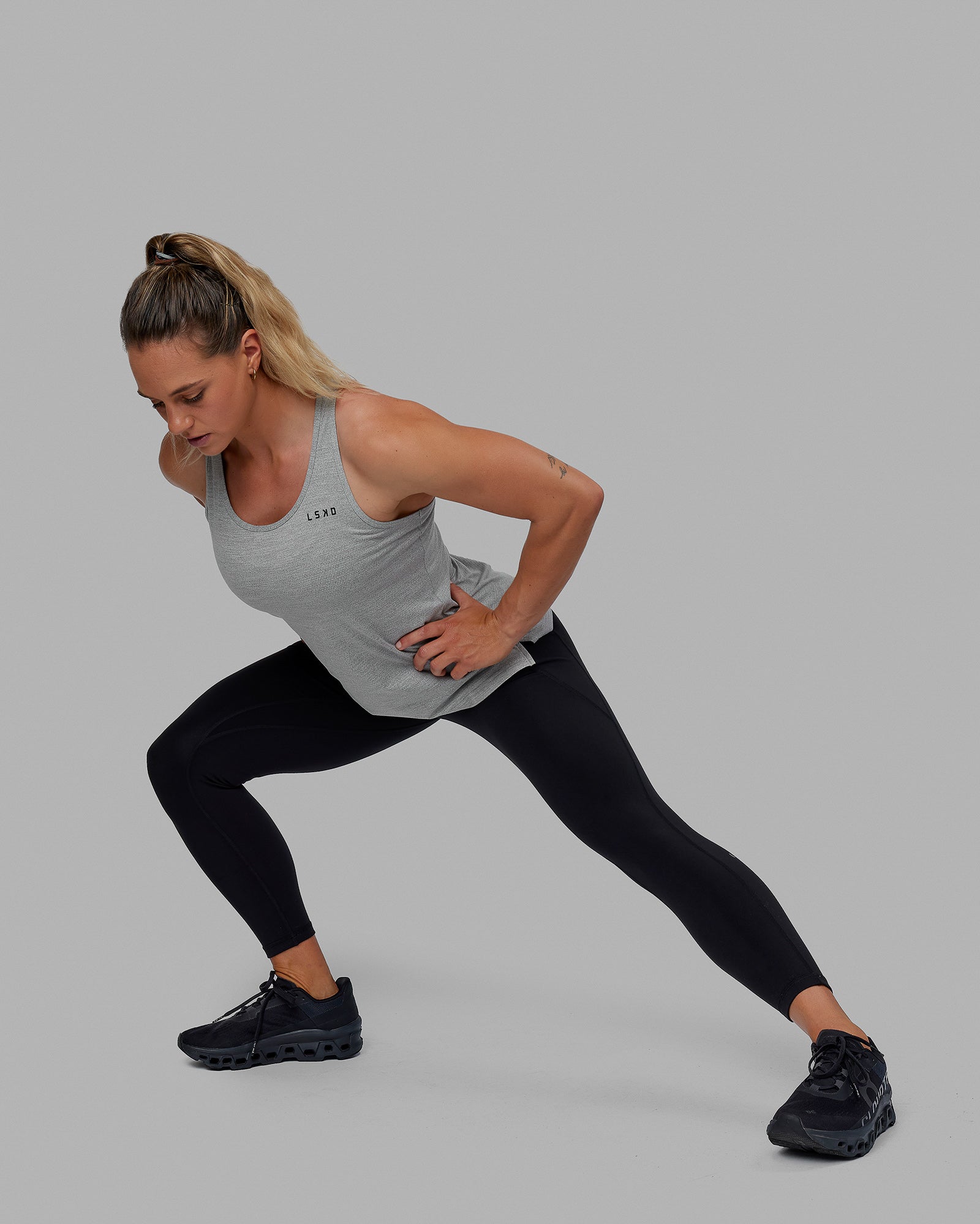 Perform VapourFLX Tank - Lt Grey Marl