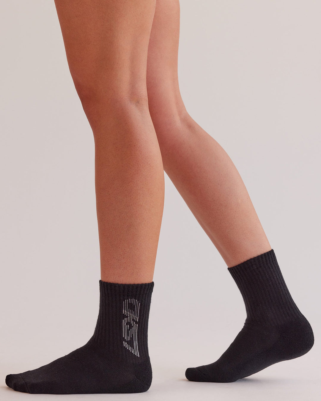 Rally Quarter Socks 3 Pack Box - White-Black-Marshmallow