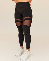 Woman wearing Be Bold Ultra High-Rise Full Length Legging - Black | Model:Tenaya | Size:S | Thumbnail Index: 2