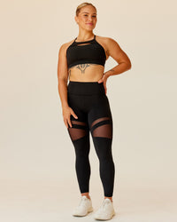 Woman wearing Be Bold Ultra High-Rise Full Length Legging - Black | Model:Tenaya | Size:S | Thumbnail Index: 3
