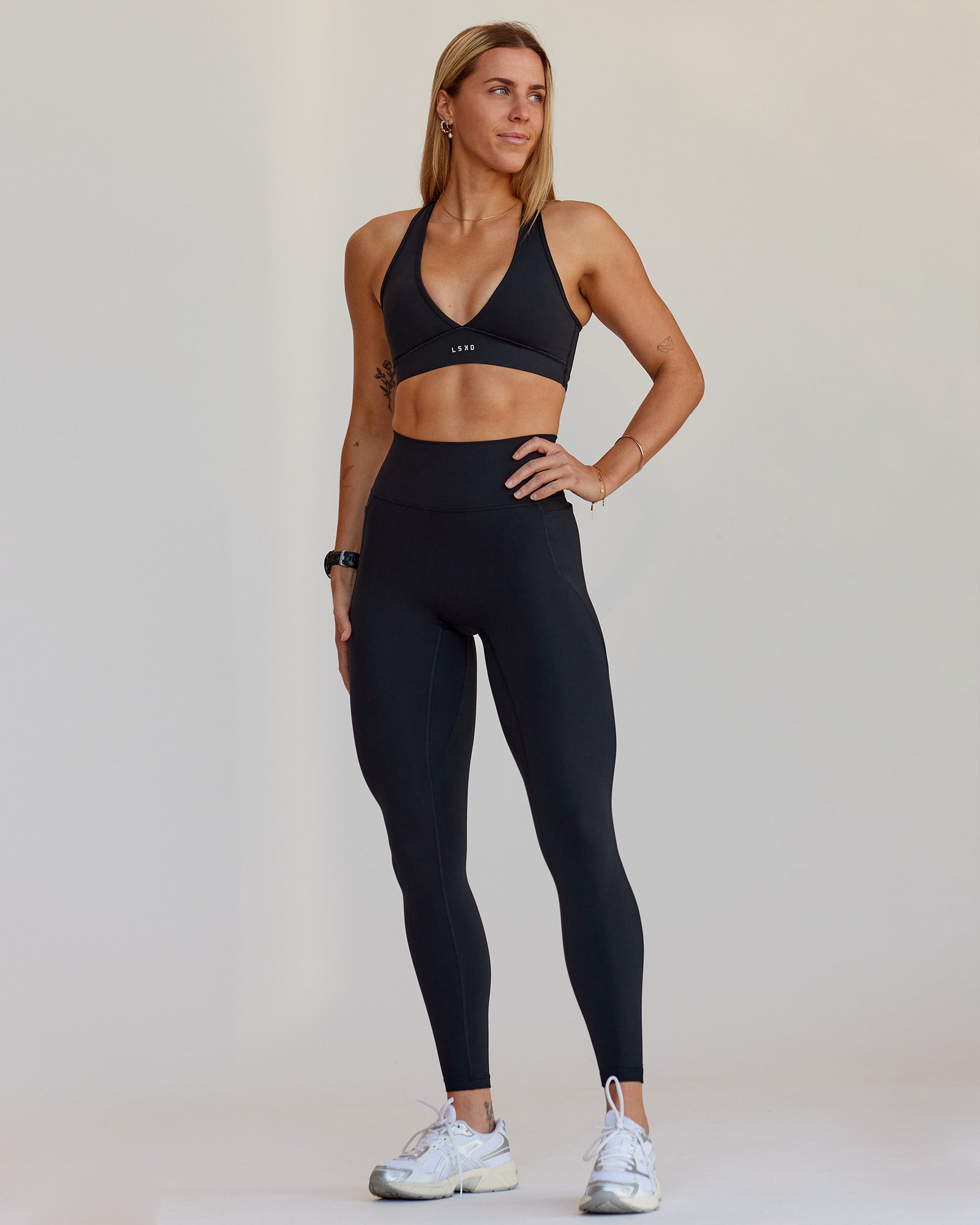 Contour Ultra-High Rise Legging - ローズ S Fusion V-Contour Ultra High-Rise Full Length Legging Pockets