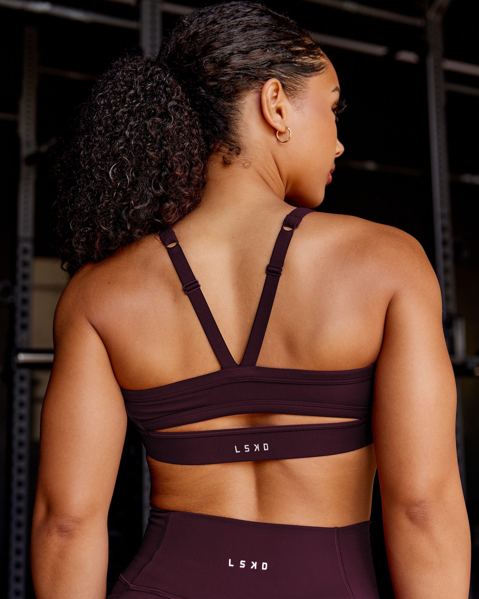 Momentum Sports Bra - Cherry Lacquer | LSKD – LSKD US