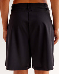 Woman wearing StretchShift Wide Leg Short - Black | Model:Ruby | Size:S | Thumbnail Index: 4