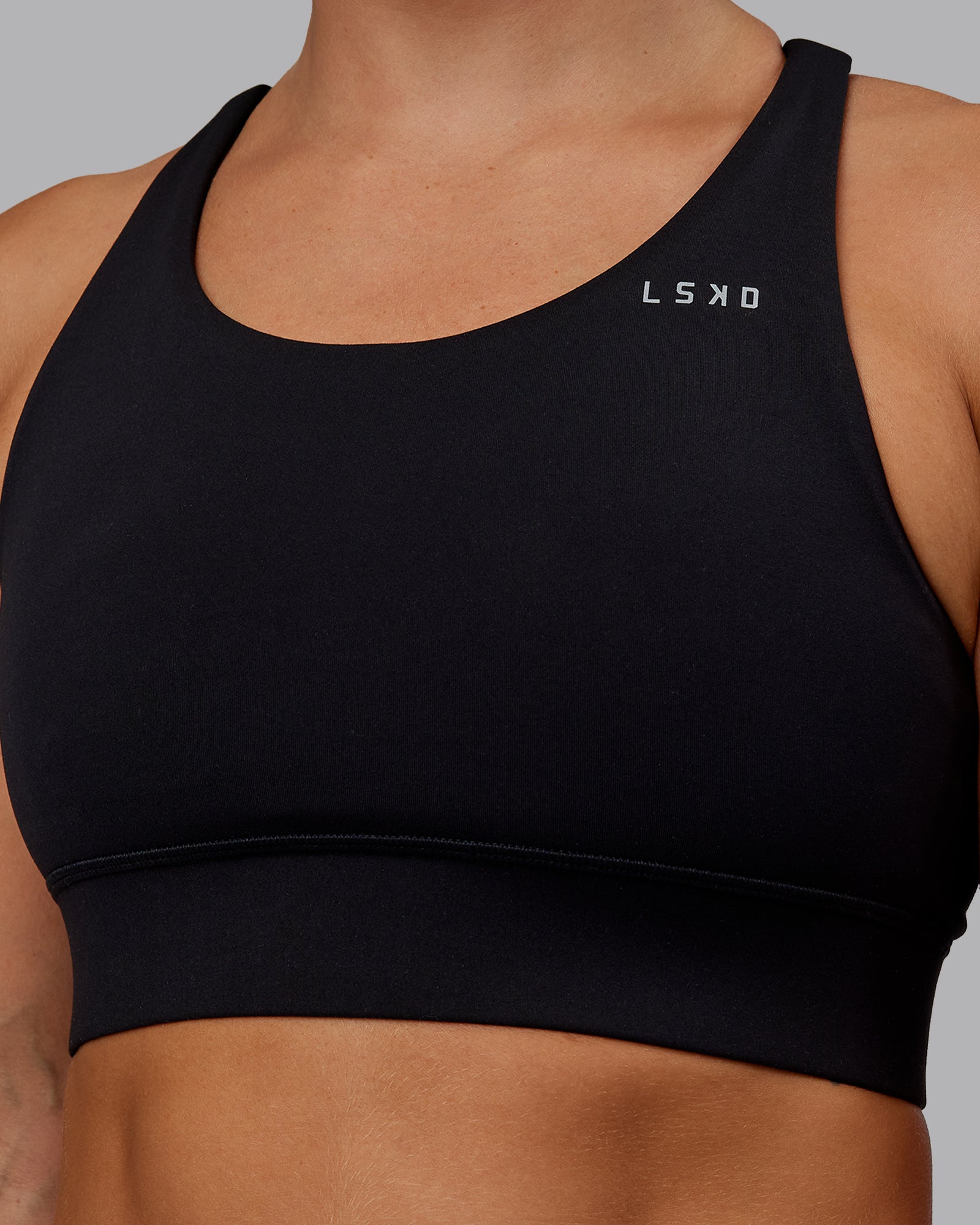 Accelerate Medium Support Sports Bra - Black | LSKD – LSKD US