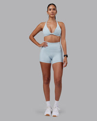 Woman wearing Agile Sports Bra - Skyride | Model:Rhiley | Size:S | Thumbnail Index: 5