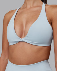 Woman wearing Agile Sports Bra - Skyride | Model:Rhiley | Size:S | Thumbnail Index: 6